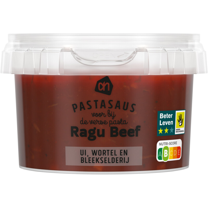 Een afbeelding van AH Pastasaus ragu beef
