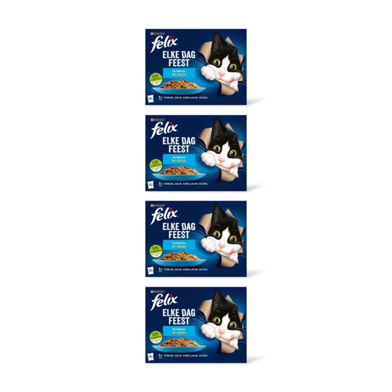Felix Elke dag feest vis selectie in gelei 4pk
