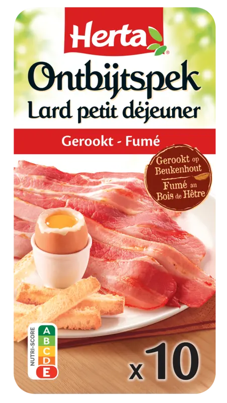 Herta Ontbijtspek gerookt bel