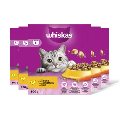 pdp-image-Whiskas 1+ Brokken met kip 5-pack