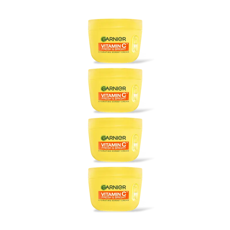 Garnier Vit c fresh/bright sorbet cream 4pk