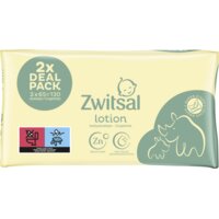 Zwitsal Baby lotion billendoekjes 2-pack