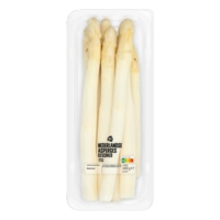 AH Nederlandse witte asperges geschild