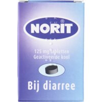 Een afbeelding van Norit Bij diarree tabletten 125mg