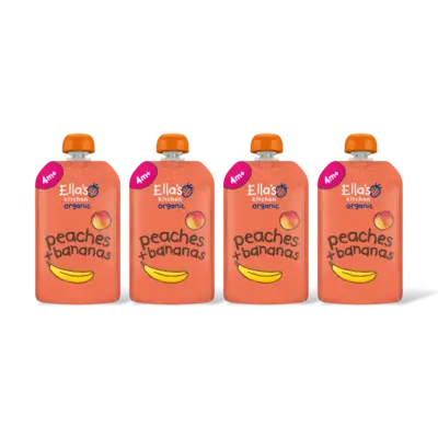 pdp-image-Ella's kitchen Peaches + bananas 4m+ 4-pack