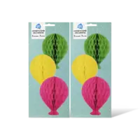 AH Honeycomb decoratie 2-pack