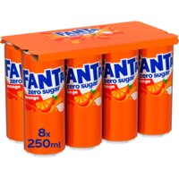 Een afbeelding van Fanta Orange zero sugar 8-pack