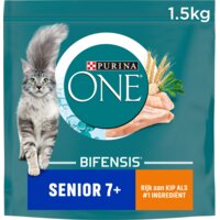 Een afbeelding van Purina ONE Senior 7+ rijk aan kip