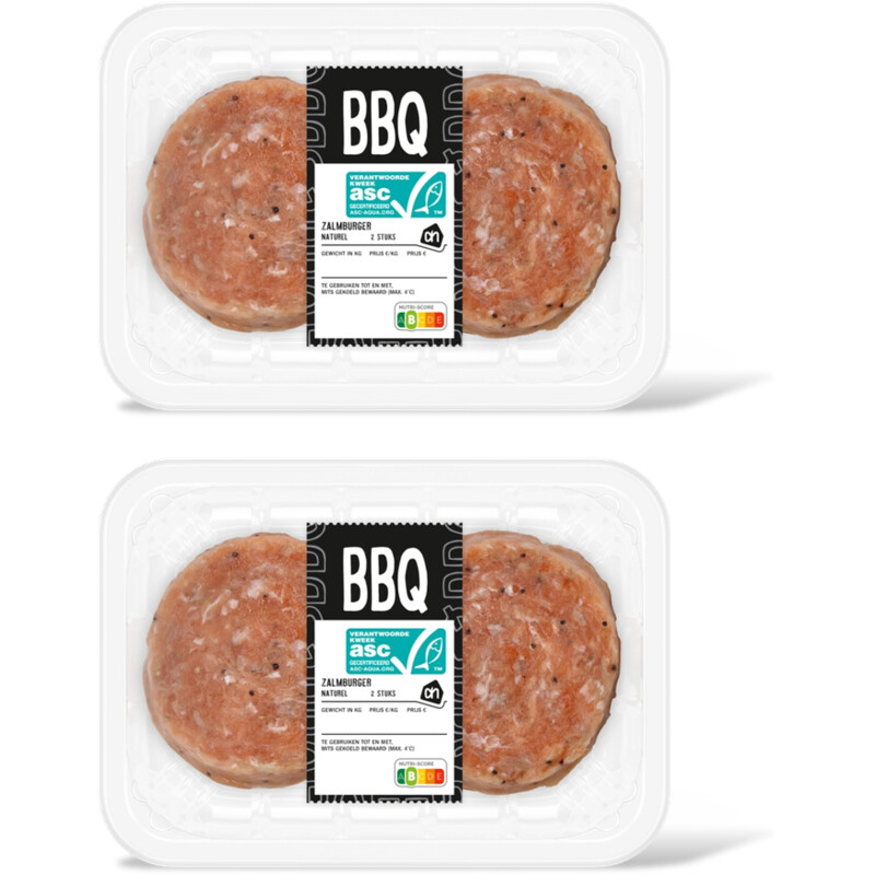 AH Zalmburger naturel 2-pack