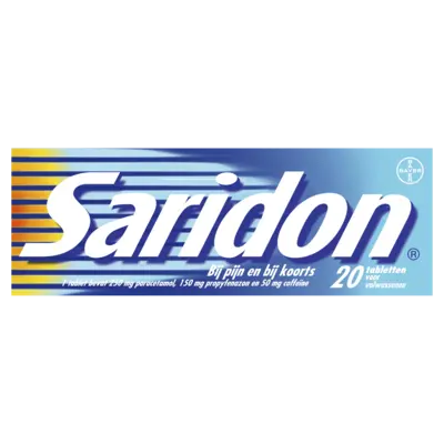 pdp-image-Saridon Bij pijn en bij koorts tabletten