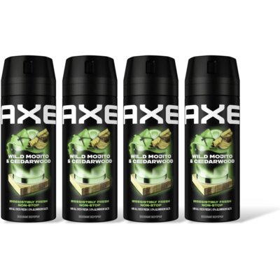 pdp-image-Axe Mojito & cedarwood deo bodyspray 4-pack