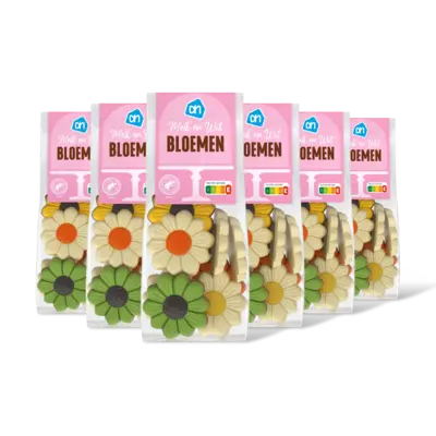 pdp-image-AH Chocolade bloemen melk en wit 6-pack