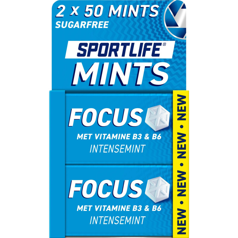 Een afbeelding van Sportlife Focus boost intensemints