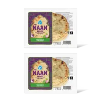 AH Mini naanbrood knoflook koriander 2-pack