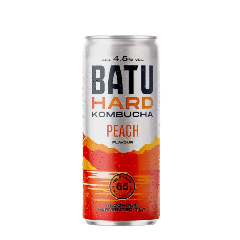 Hard kombucha peach