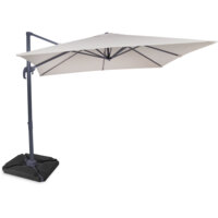 Een afbeelding van Vonroc Parasol pisogne beige combi 300x300cm