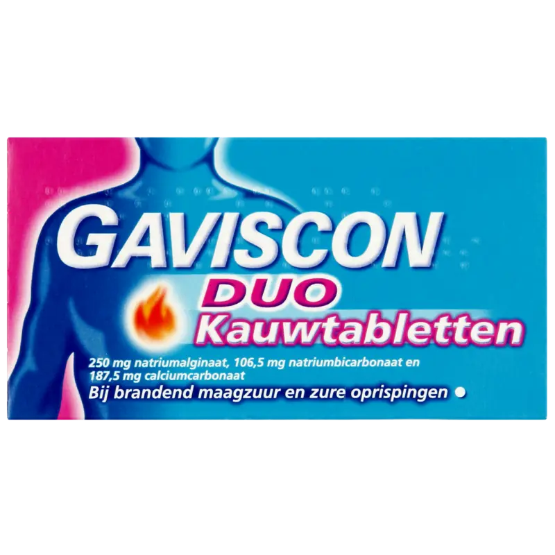 Duo kauwtabletten 250mg