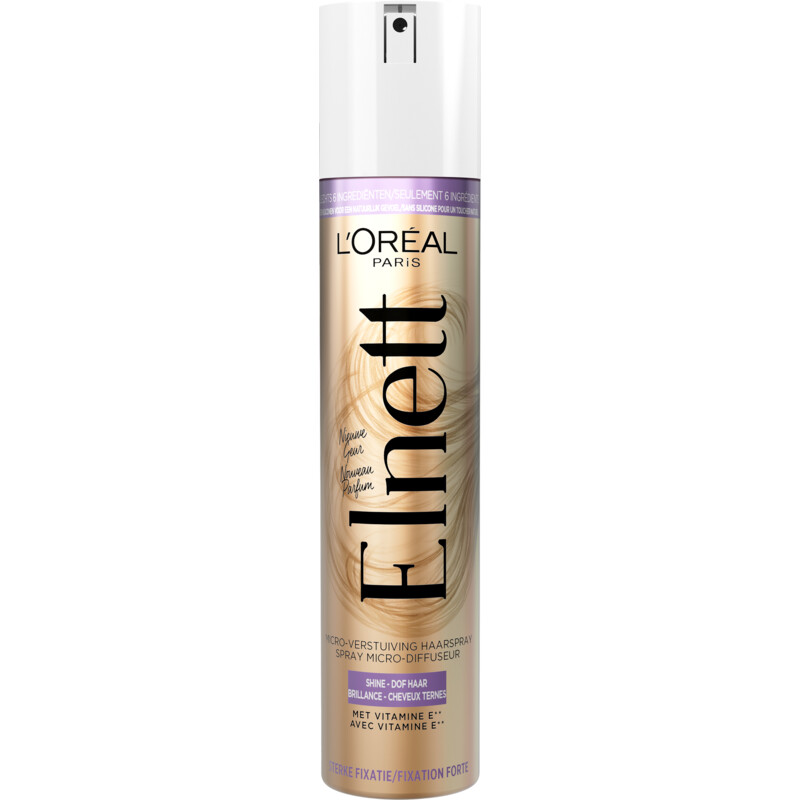 Een afbeelding van Elnett Shine haarspray