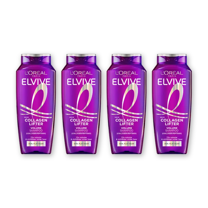 L'Oréal Paris Elvive Collagen lifter volume shampo 4-pack