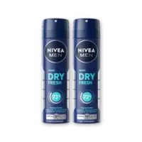 NIVEA Men dry fresh anti transpirant spray 2pk