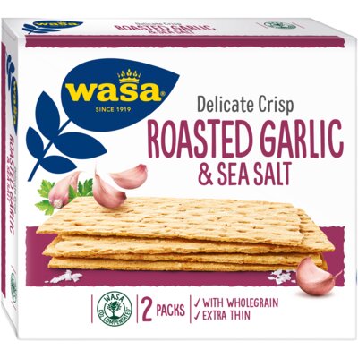 pdp-image-Wasa Delicate crisp roasted garlic & sea salt