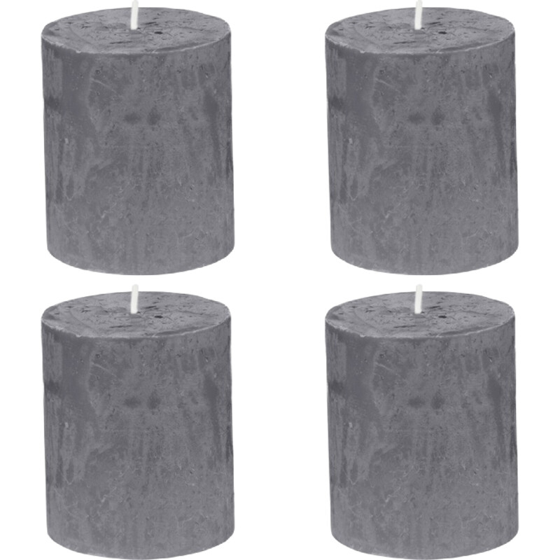 Een afbeelding van AH Rustiek 7x8cm antraciet 4-pack