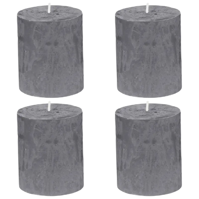 AH Rustiek 7x8cm antraciet 4-pack