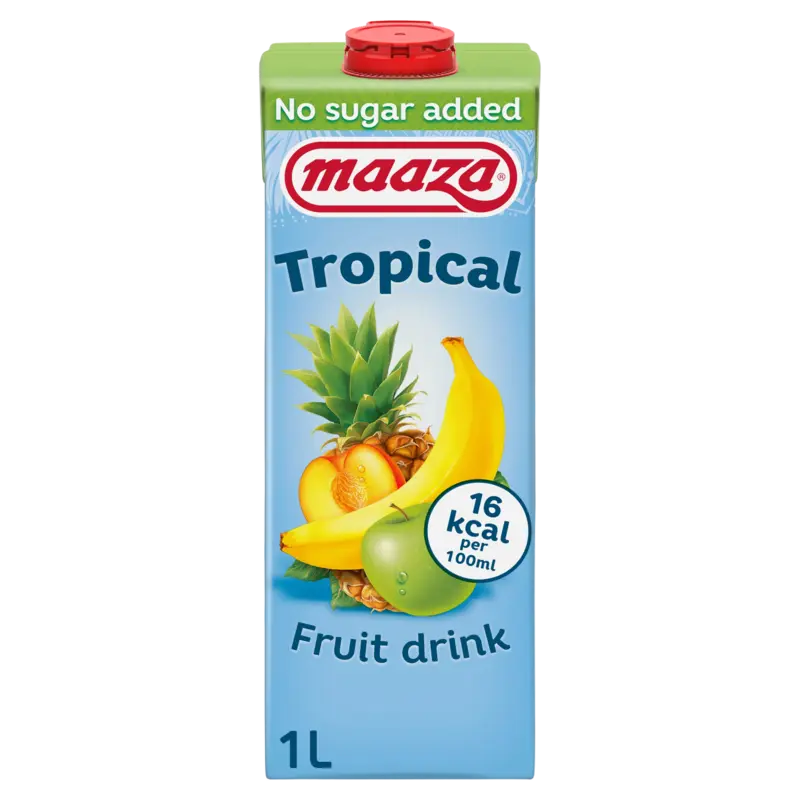 Tropical fruit drink no sugar added