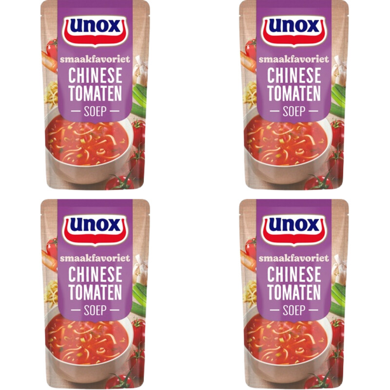 Een afbeelding van Unox Chinese Tomatensoep 4-pack
