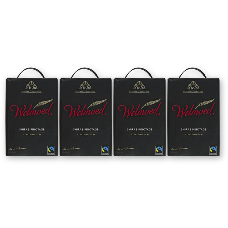 Welmoed Welmoed Shiraz Pinotage 4 flessen