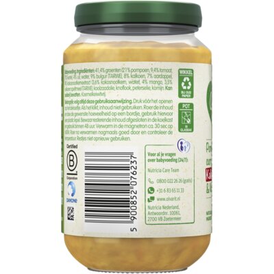 pdp-image-Olvarit Pompoen curry kalkoen mango 8m+