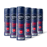 NIVEA Men dry impact deodorant spray 6-pack