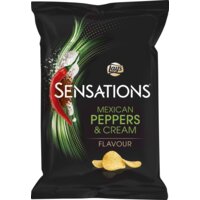 Een afbeelding van Lay's Sensations Mexican peppers & cream