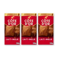Côte d'Or Chocolade repen melk 3-pack