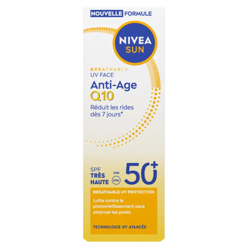 Nivea Sun UV face anti-age Q10 spf50+