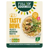 Full of Goodness Tasty bowl velvety mushroom risotto
