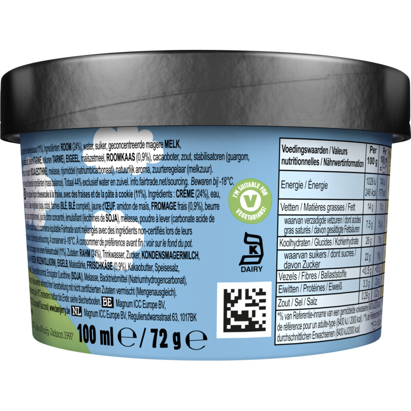 Een afbeelding van Ben & Jerry's Strawberry cheesecake