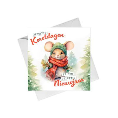 pdp-image-Hallmark Doos kerstkaarten muisje
