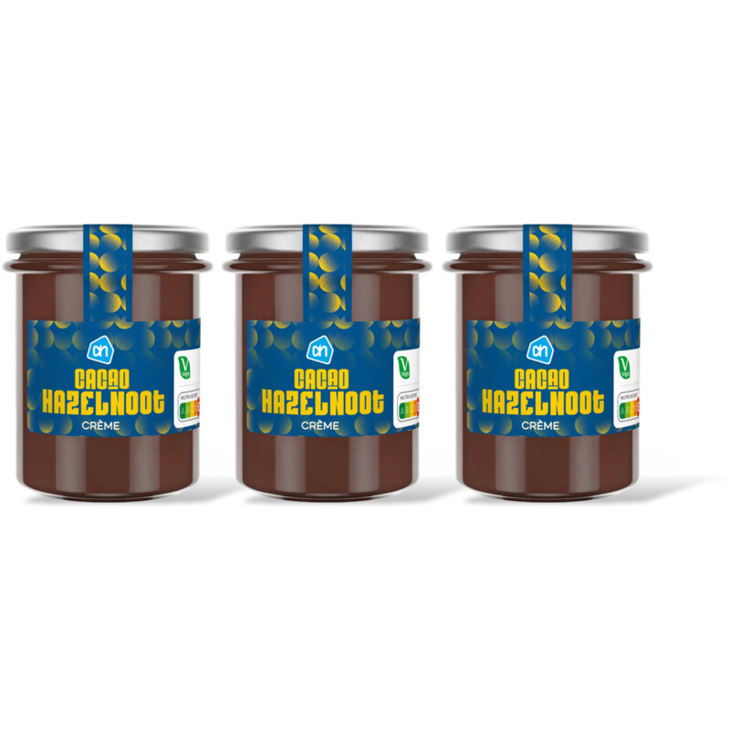 AH Cacao hazelnoot creme 3-pack