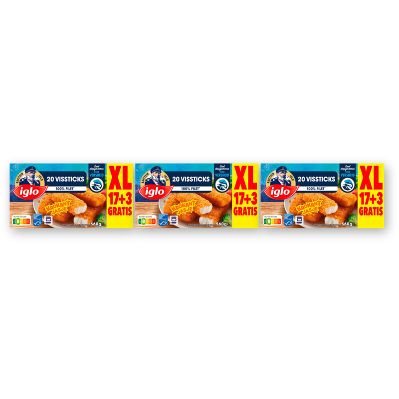 Iglo Vissticks 3-pack 560 gr
