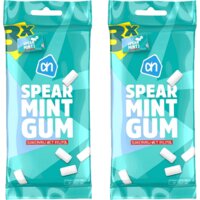 Een afbeelding van AH Spearmint gum suikervrij gvp 2-pack