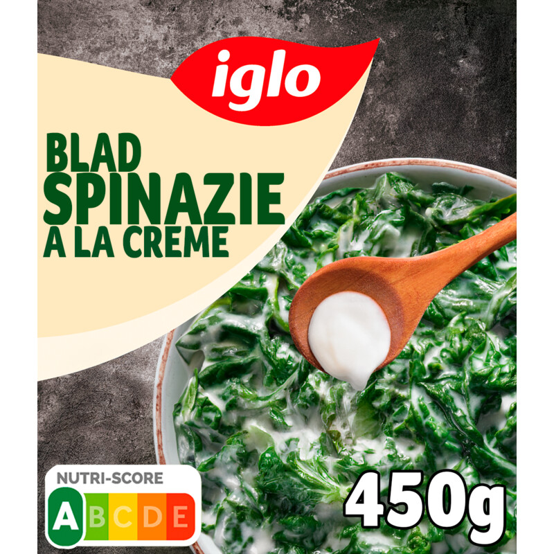Een afbeelding van Iglo Bladspinazie á la crème