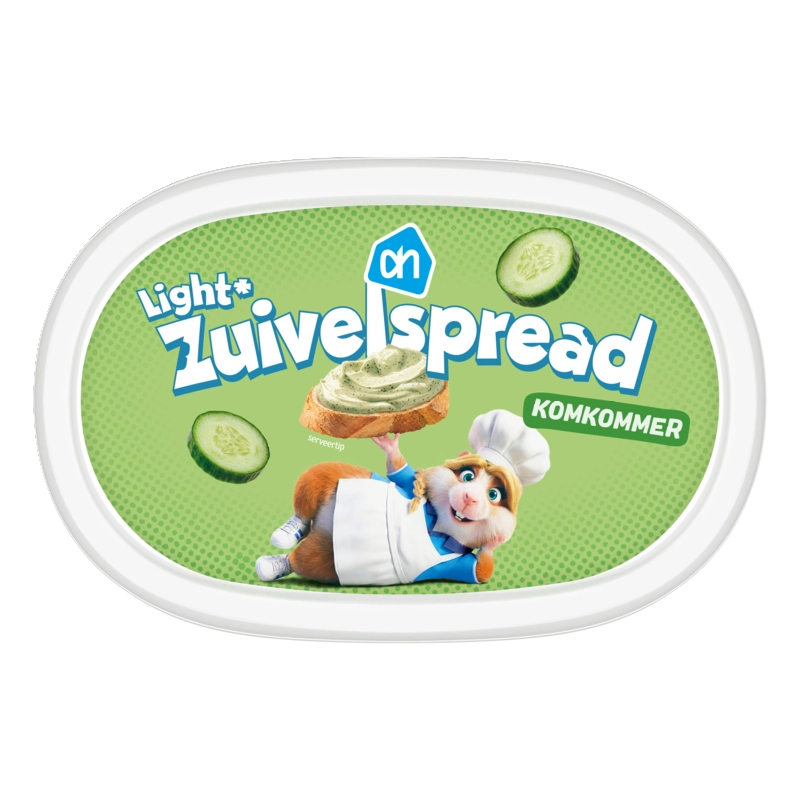 Zuivelspread light komkommer