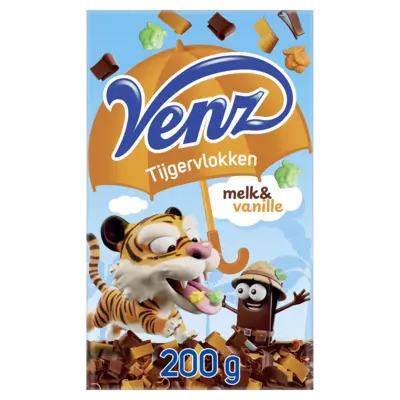 pdp-image-Venz Tijgervlokken melk & vanille