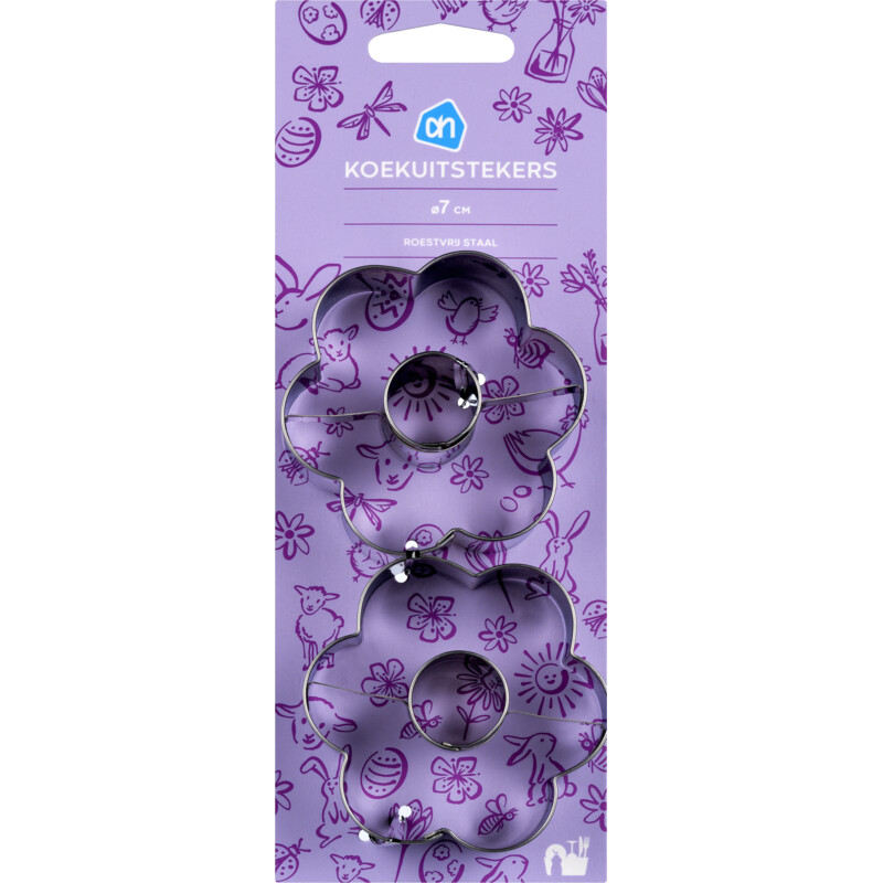 AH Koekuitstekers set bloem