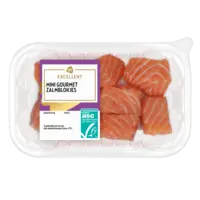 AH Excellent Mini gourmet zalmblokjes
