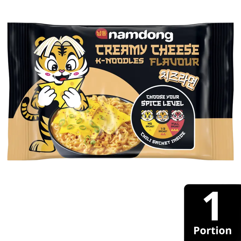 Creamy cheese k-noodles