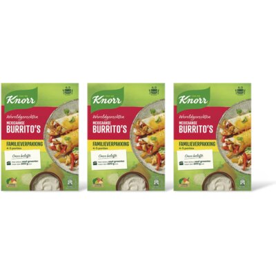 Knorr Wereldgerecht Mexicaanse burritos 3-pack