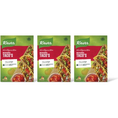 pdp-image-Knorr Wereldgerechten Mexicaanse taco's 3-pack