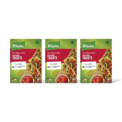 pdp-image-Knorr Wereldgerechten Mexicaanse taco's 3-pack